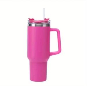 fuschia pink tumbler